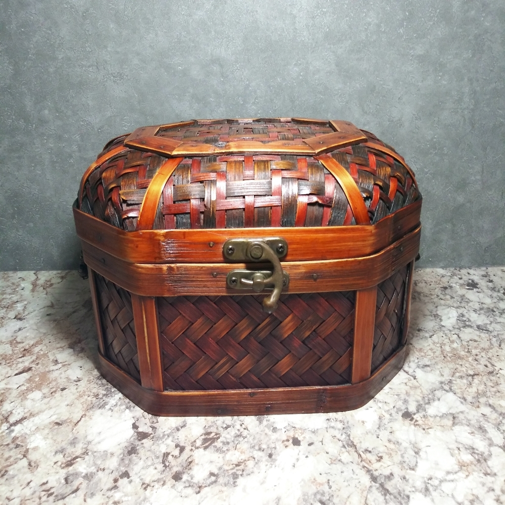 Chest Rustic Small Decorative